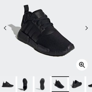 NWT black Adidas  NMD R1 shoes